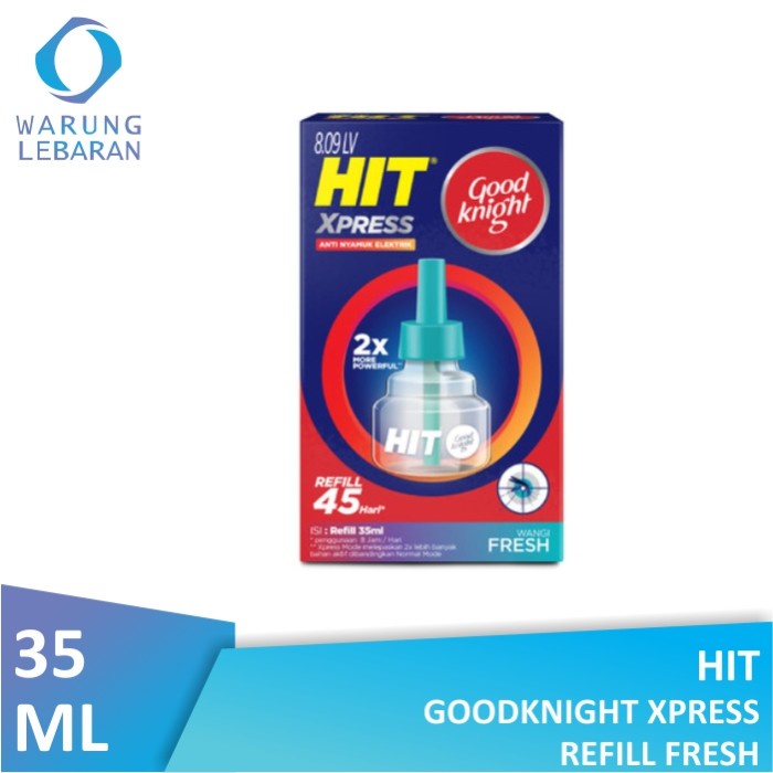 Jual Hit GoodKnight Xpress Refill Fresh 35ml | Shopee Indonesia