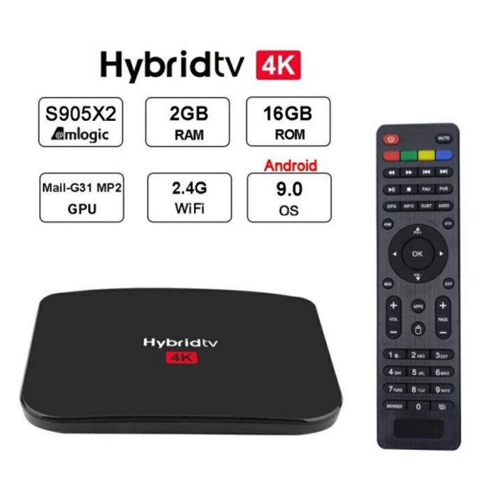 Jual Hybrid TV Box Android + Set Top Box STB DVB T2 Digital Terestrial ...