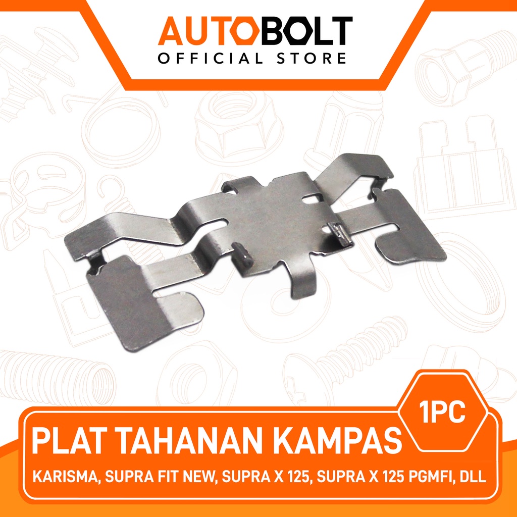 Jual Plat Tahanan Kampas Rem Depan Karisma Per Plat Dispad Disc Kampas ...