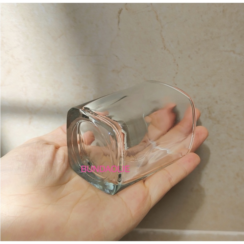 Jual Mini Glass Aesthetic Gelas Kaca Mini Sloki Square Bundaolie Shopee Indonesia 5296