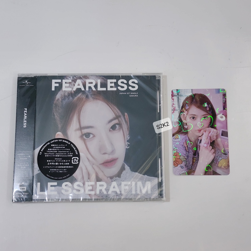 Jual ALBUM LE SSERAFIM FEARLESS JAPAN EDITION (READY STOCK WITH