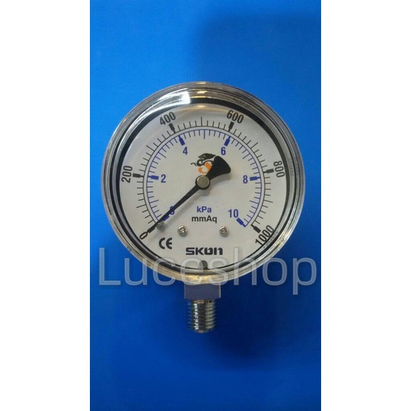Jual Press Low Pressure Gauge / Manometer Kpa & Mmaq 2,5 Inchi Untuk