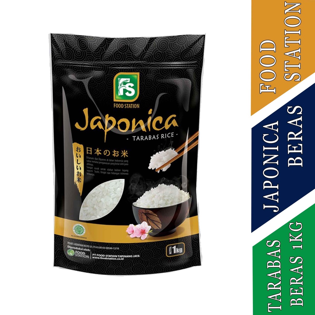 Jual TARABAS RICE 1KG- BERAS- FOOD STATION JAPONICA | Shopee Indonesia