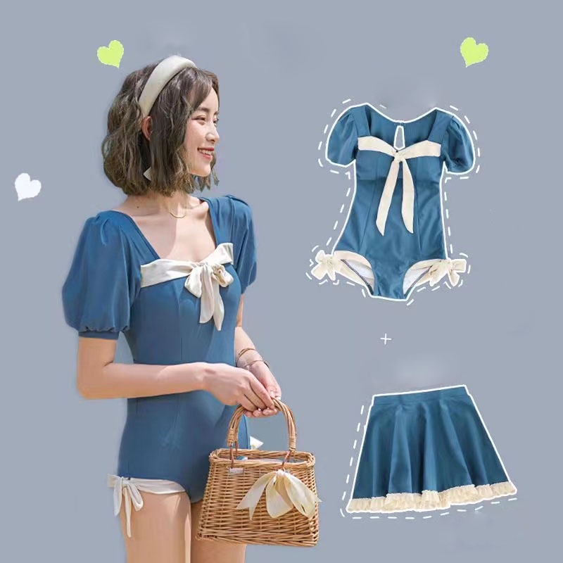 Jual Baju Renang Swimsuit wanita Ruffle Tank Model Korea Two Piece Sexy