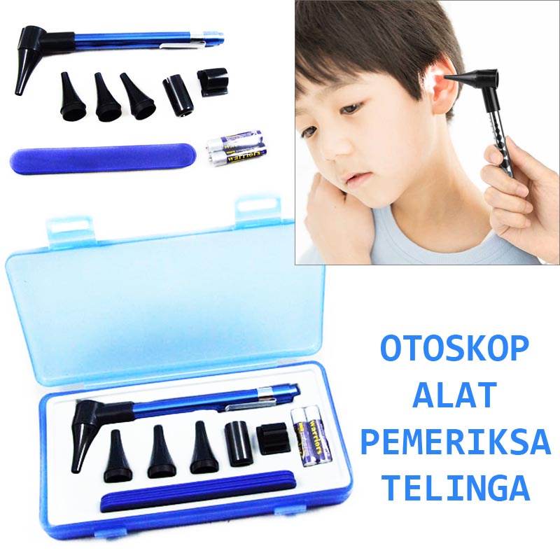 Jual MI SHOPINN - Otoskop Set Alat Pemeriksa Telinga THT Ear Check ...