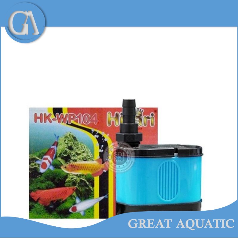 Jual HIKARI HK WP 104 POMPA CELUP AIR AQUARIUM KOLAM merah pompa air ...