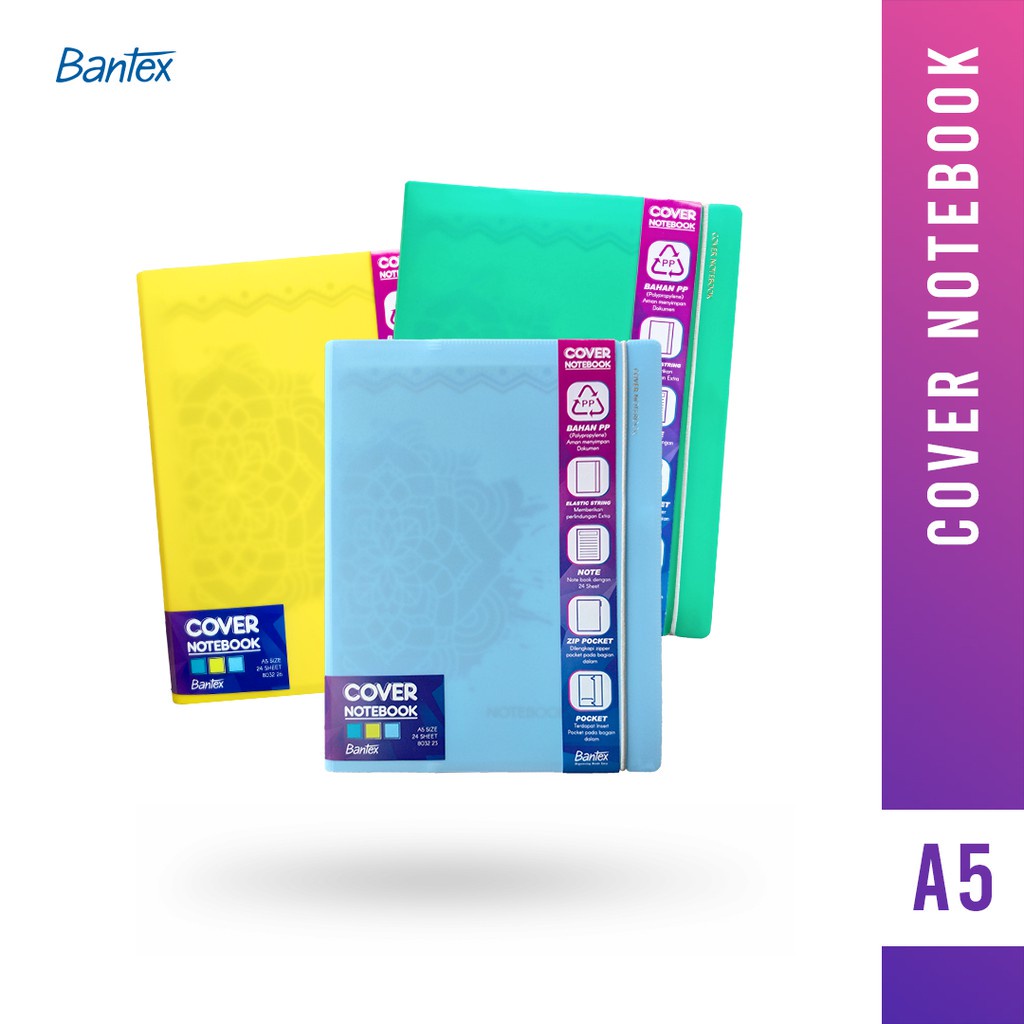 Jual Bantex Binder Notebook A5 Buku Catatan Diary Agenda | Shopee Indonesia