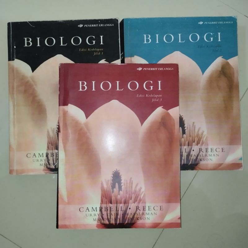 Jual [PRELOVED] BUKU TPB BIOLOGI DASAR CAMPBELL EDISI KE-8 JILID 1, 2 ...