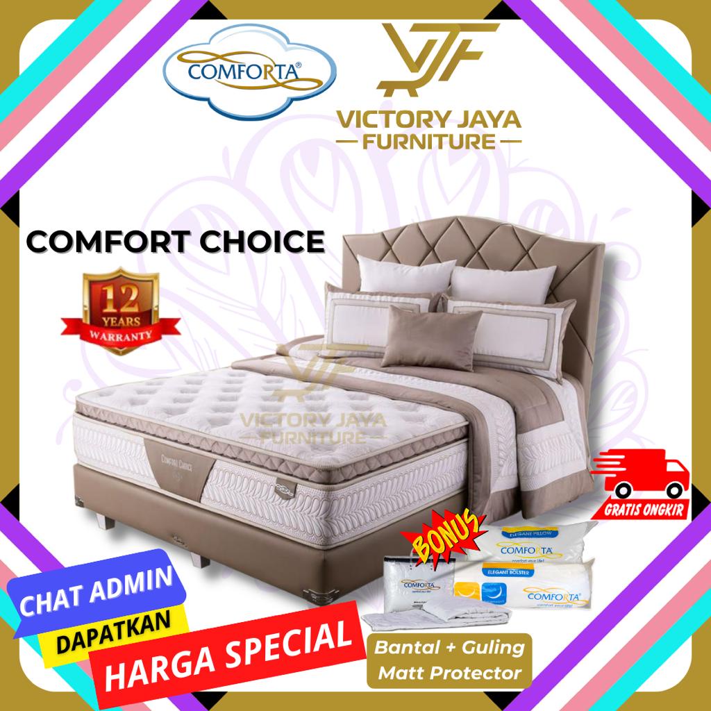 Jual Kasur Spring Bed Comforta New Comfort Choice (Full Set) | Shopee ...