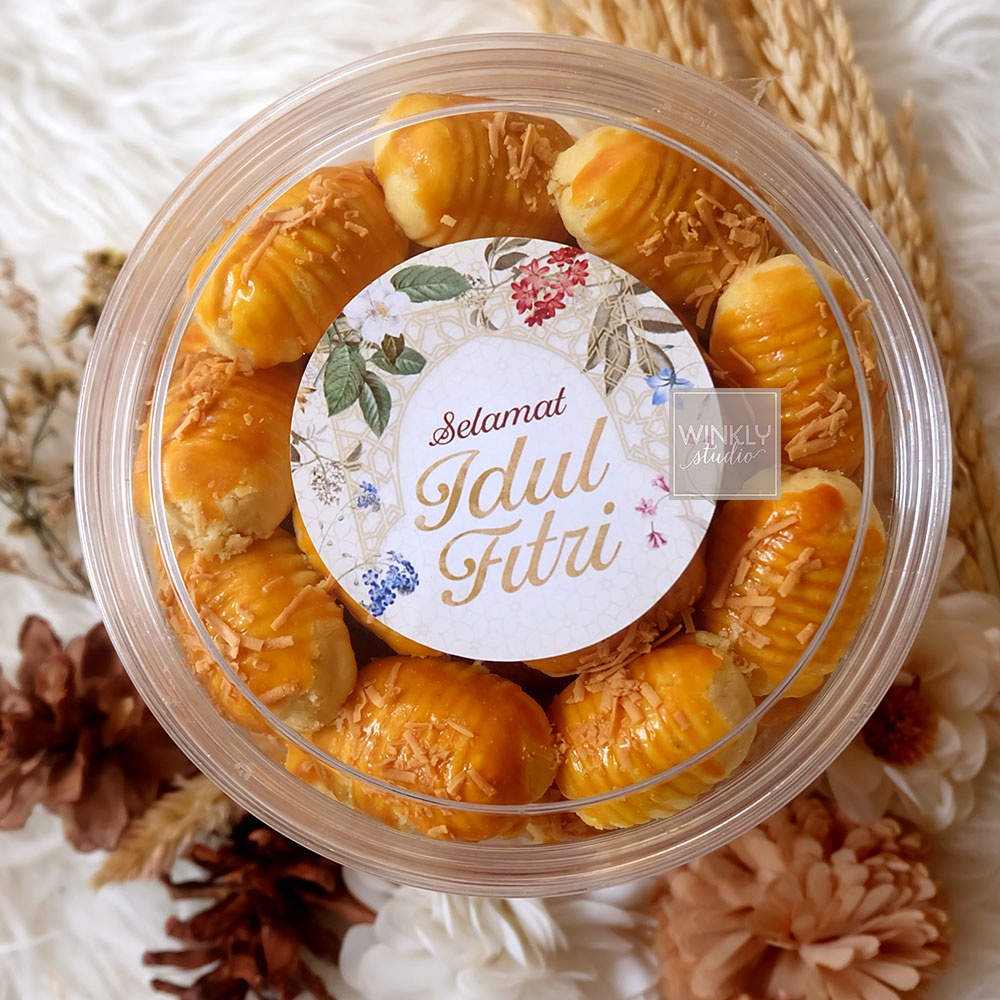 Jual STIKER LEBARAN / Sticker Segel Toples Parcel Ramadan / Label Bulat ...
