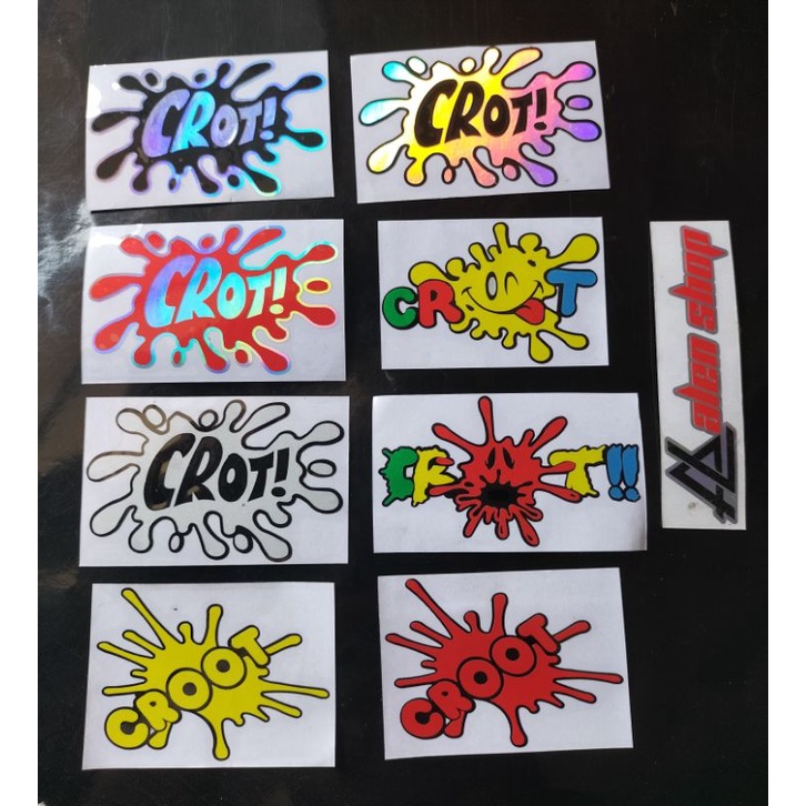 Jual STIKER CUTTING CROT BERCAK | Shopee Indonesia