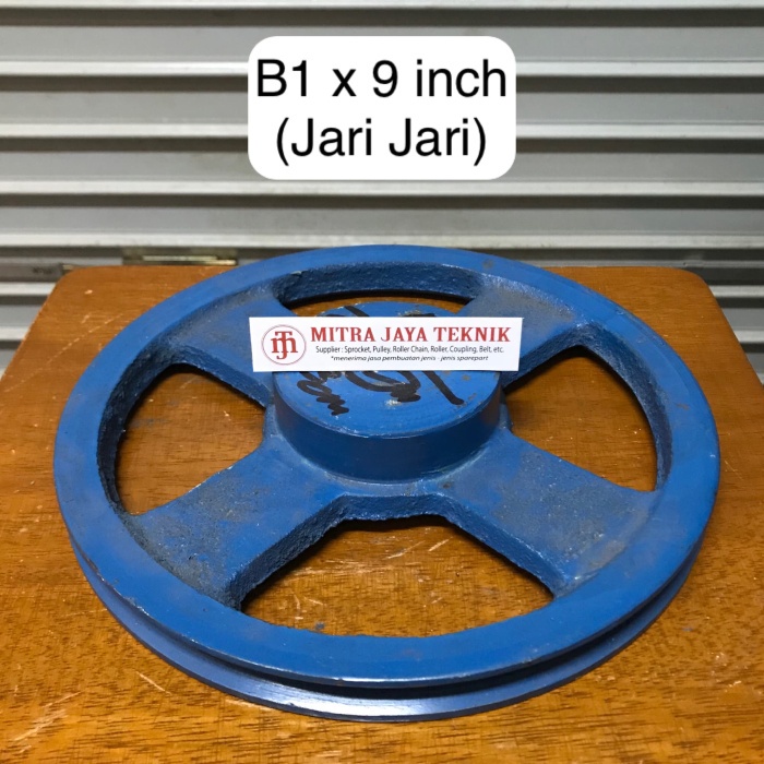 Jual PULI BESI JARI B1 x 9 inch PULLY PULLEY POLLY POLI 1 JALUR ...