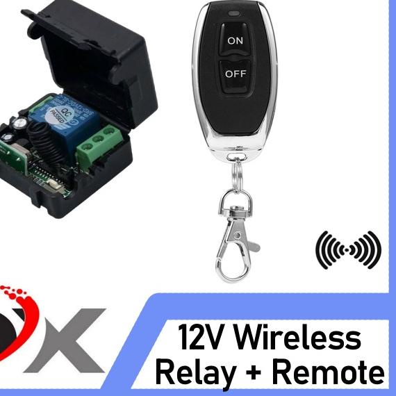 Jual 12V Wireless Relay Switch 1CH + Wireless RF Remote Control On Off ...