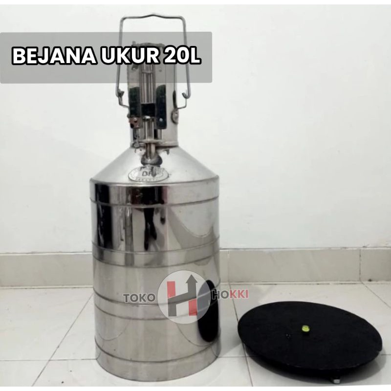 Jual Bejana Ukur Stainless Steel 20 Liter Merk Db Bejana Tera Bejana Ukur Bbm Shopee Indonesia 8223