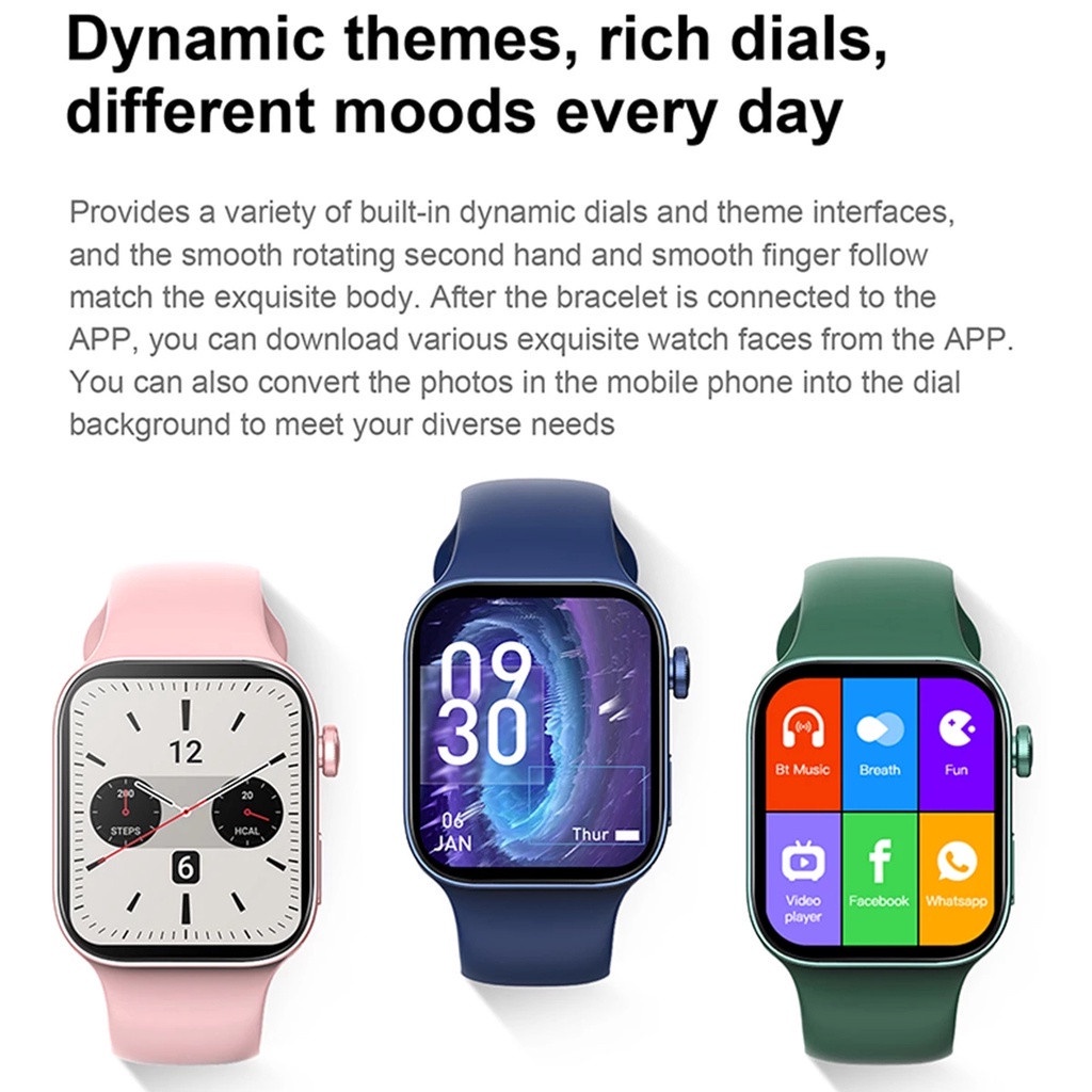 Watch XS8 Pro ORI 1.92 Inci Layar Sentuh 45 Mm Layar Penuh Jam Tangan Pintar Tahan Air Smartwatch Pria Android IOS Jam Tangan-image