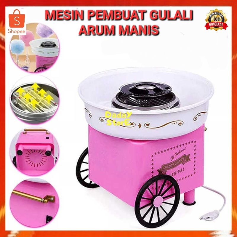 Jual [BISACOD] Mesin Pembuat Gulali Gula Gula Arum Manis Permen Kapas ...