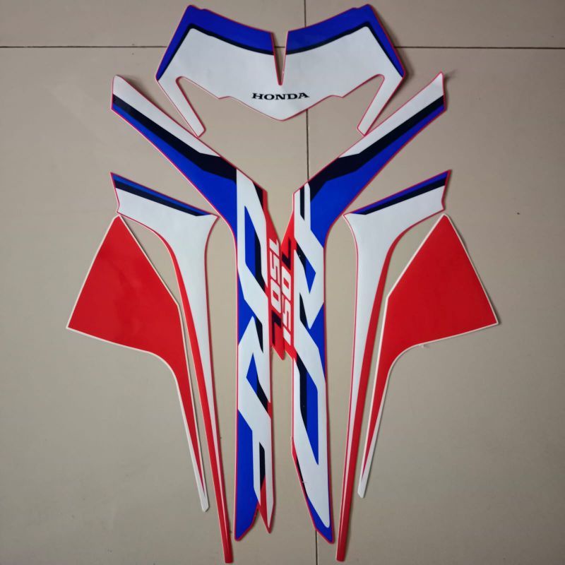 Jual Striping Sticker Lis Body Crf L Crf L Merah