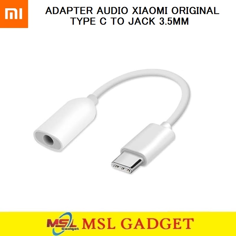 Jual Xiaomi Adapter Audio Splitter Konverter Headset Type C To Jack