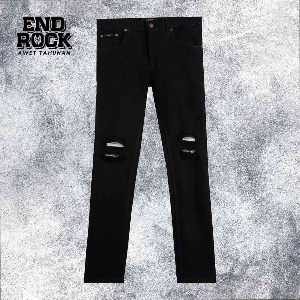 Celana Panjang Jeans 115 Endrock Sobek