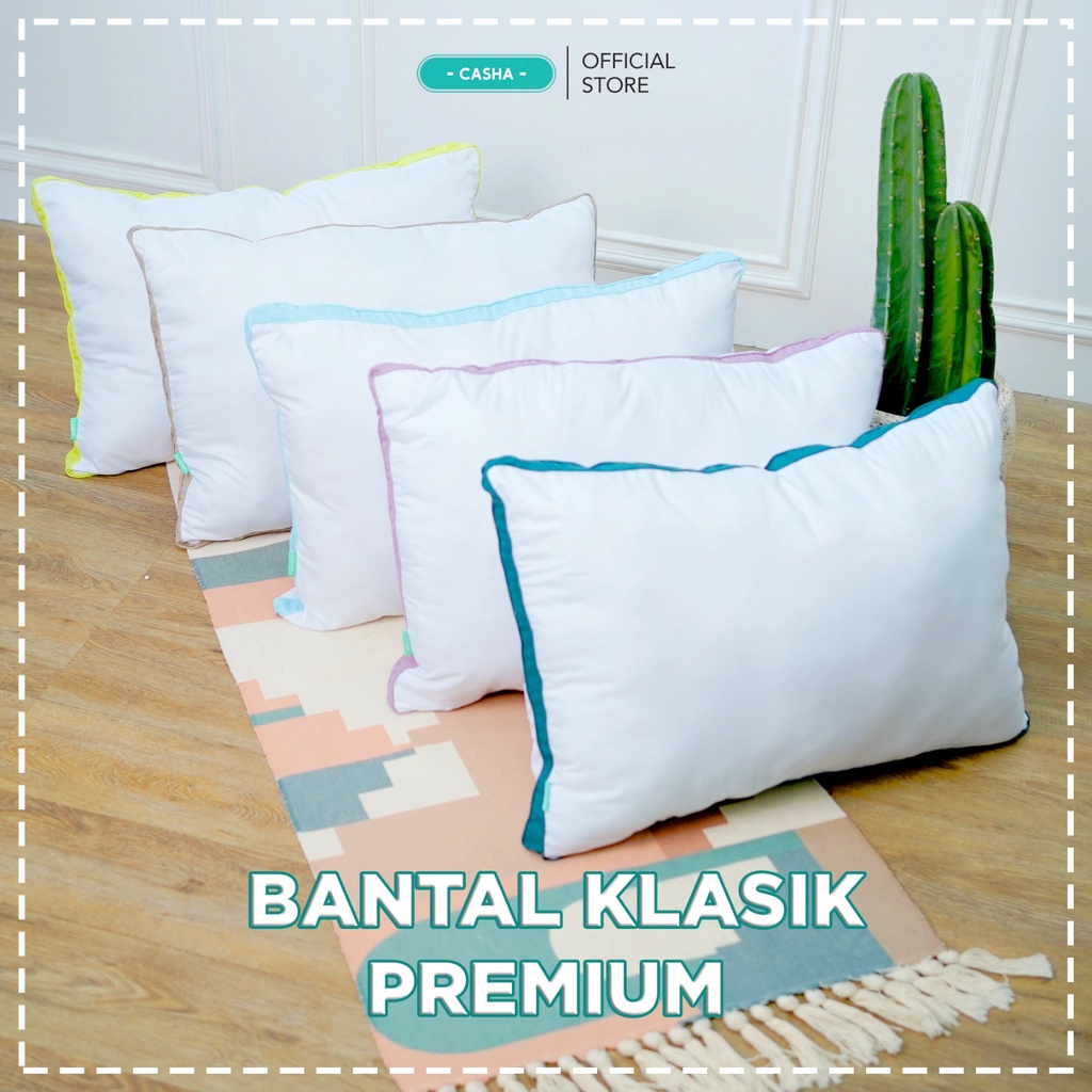 Jual CASHA Set Bantal Klasik Premium - Bantal Tidur Anti Bakteri ...