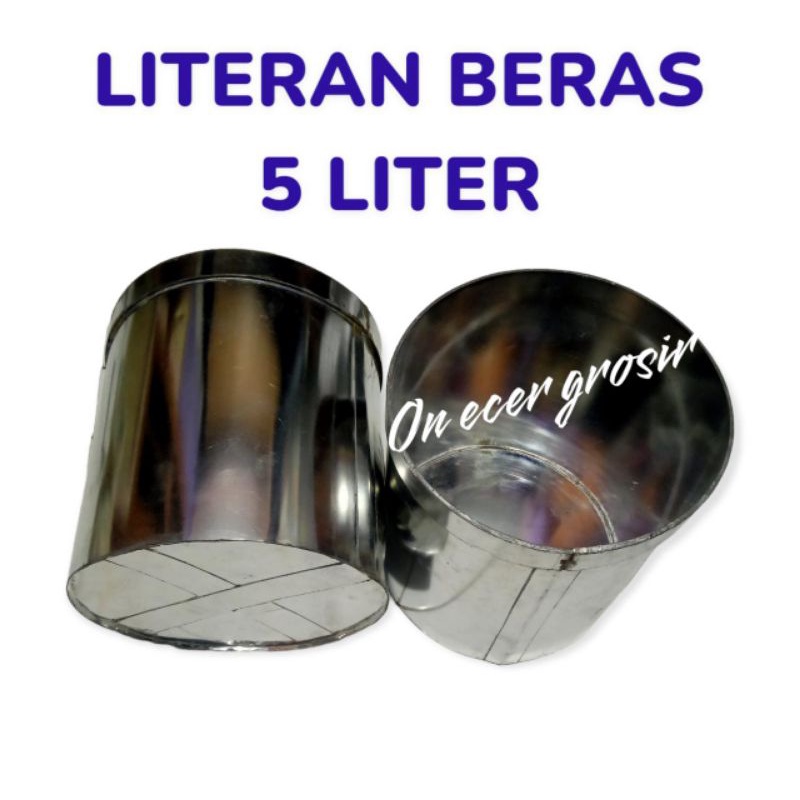 Jual LITERAN BERAS/TAKARAN BERAS UKURAN 5 LITER BAHAN TEBAL | Shopee ...