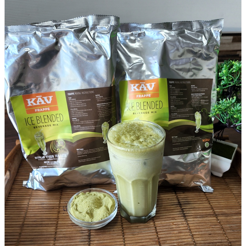 Jual Matcha Green Tea Latte Powder/Matcha Bubuk Instan Merk Kav