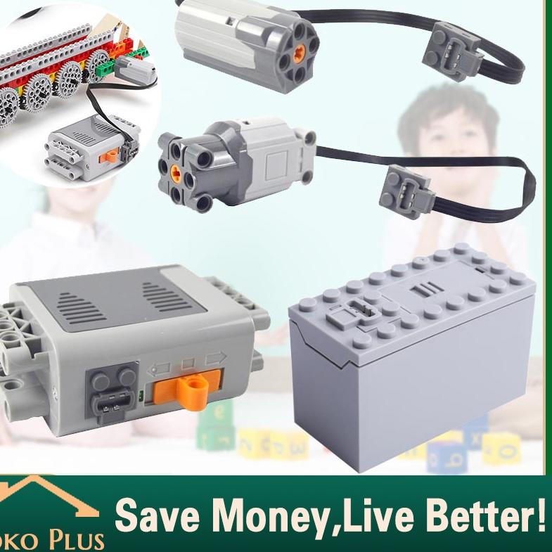 Jual (COD) lego power function Servo Motor Battery Box Receiver Remote Control Control Battery