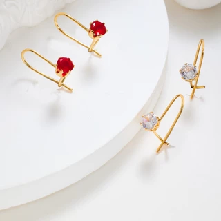 Hyl Jewelry 281E Anting Titanium Wanita Anti Karat Dan Anti Luntur Asli Dewasa Panjang Silver Jewerly Ori Tidak Selamanya Tusuk Emas Muda