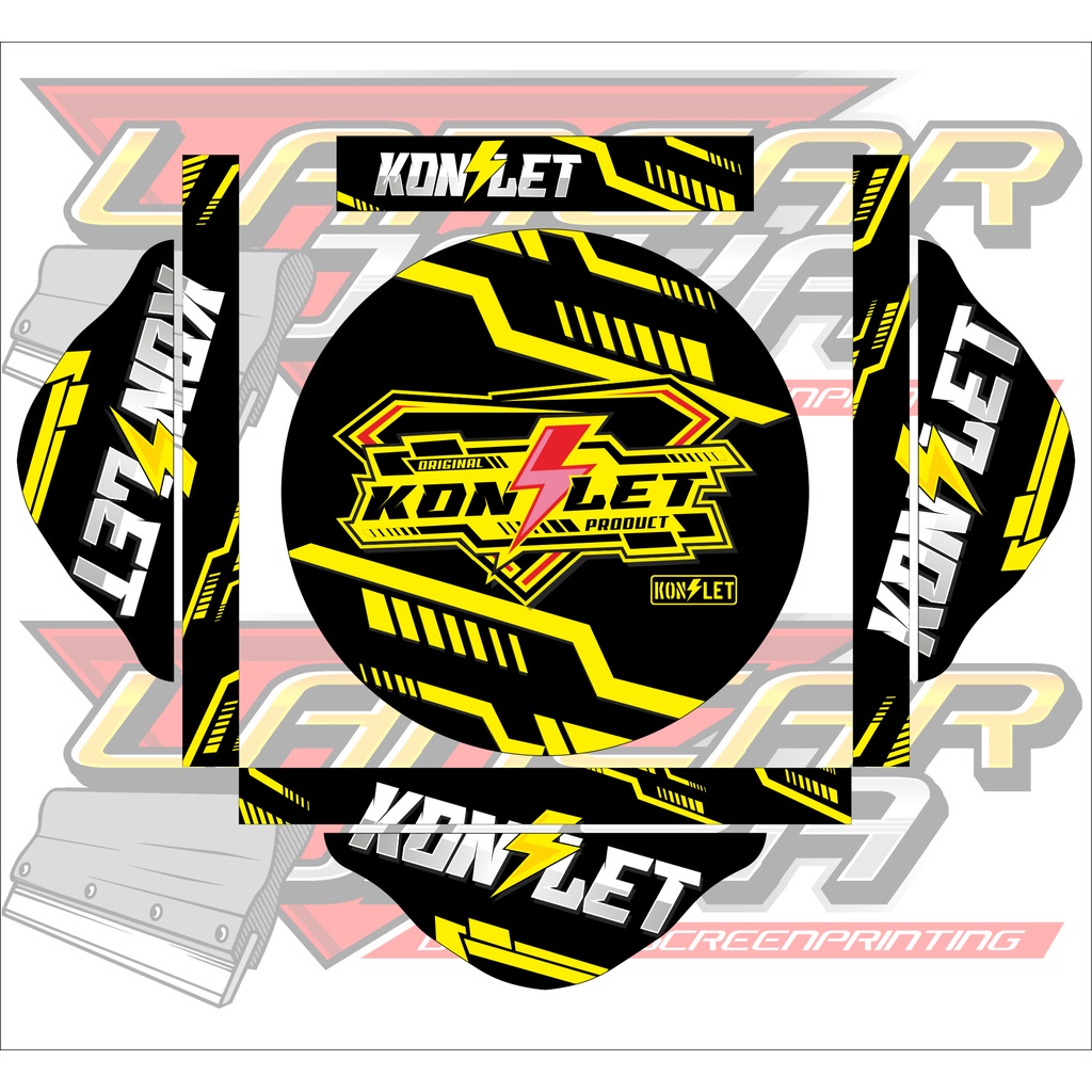 Jual Stiker Sangkar Burung Lovebird KONSLET Decal Tebok Love Bird ...