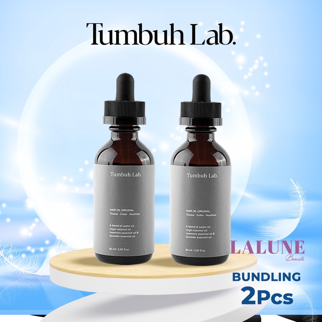 Jual Lalune Beaute Tumbuh Lab Hair Oil Original 60MLx2 Tumbuh Lab