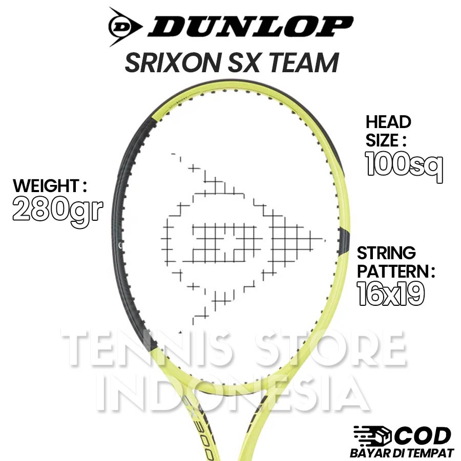 Jual Raket Tenis Dunlop Srixon Sx Tour Ls Team Lite