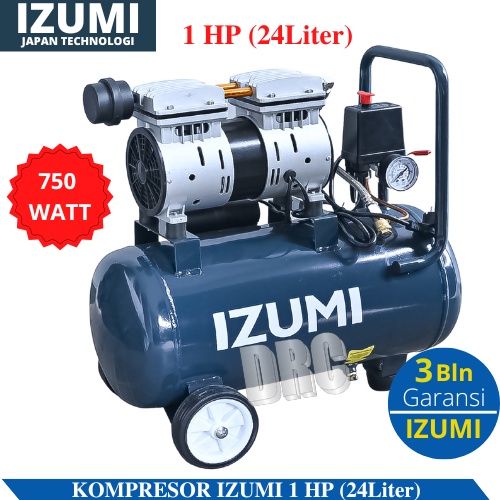 Jual Mesin Kompresor Izumi 1hp 24 Liter /compressor Oiless 1 Hp Japan ...