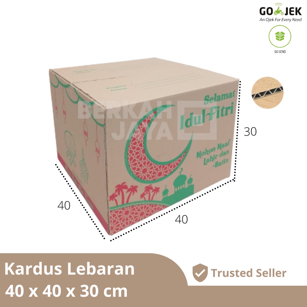 Jual Kardus Paket Sembako Dus Kue Kering Paket Idul Fitri 40 X 40 X 30