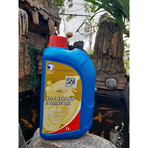 Jual Adnoc 4T Stroke Engine Oil 20W50 1 liter Shopee Indonesia