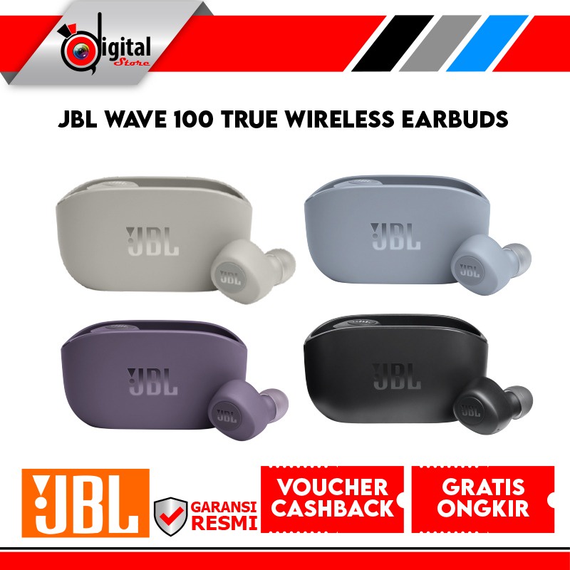 Jual JBL WAVE 100 TWS / WAVE 100TWS True Wireless Earbuds - ORIGINAL ...