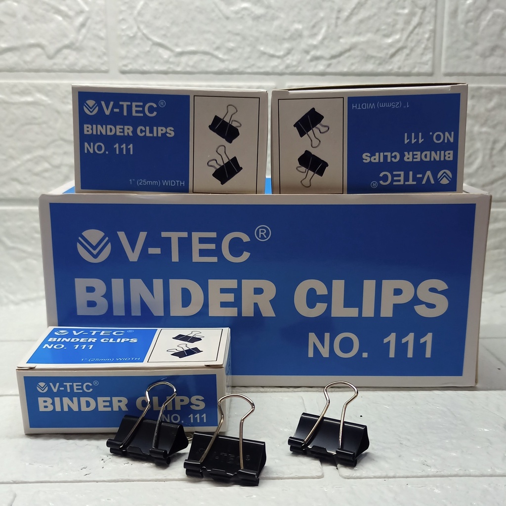 Jual Binder Clips VTEC / JOYKO / ZRM NO.111 (Lusin) Shopee Indonesia