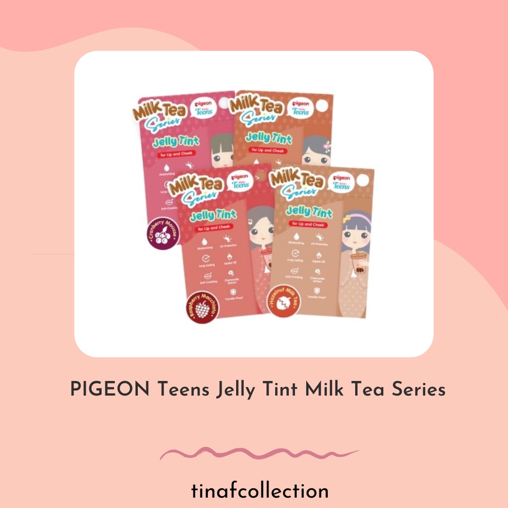 Jual PIGEON Teens Jelly Tint Milk Tea Series | Shopee Indonesia