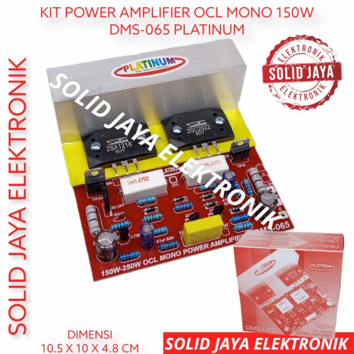Jual Sound Kit Power Amplifier Ocl 150W Mono Sanken 2 Dms065 Dms 065