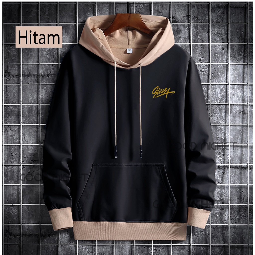 Jual NEW STUSY Jaket premium Sweater Hoodie Pria Wanita Free ongkir Murah Shopee Indonesia