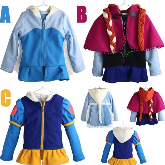 Jual PROMO FROZEN ELSA JACKET FROZEN ANNA JACKET SNOW WHITE JACKET PRINCESS OUTER LIMITED