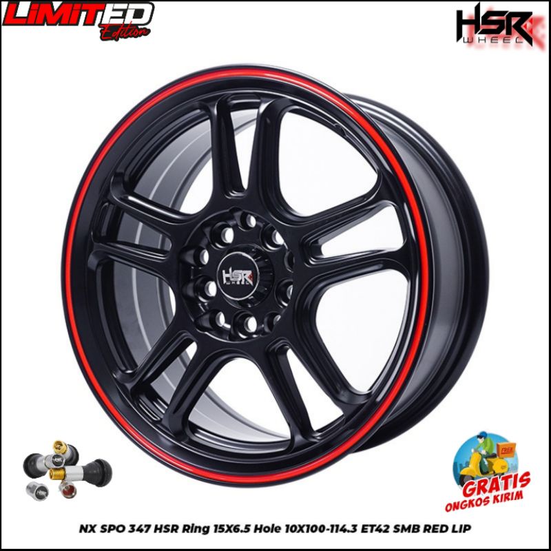 Jual pelek mobil R15 velg mobil HSR NX SPO ring 15 velg mobil innova ...