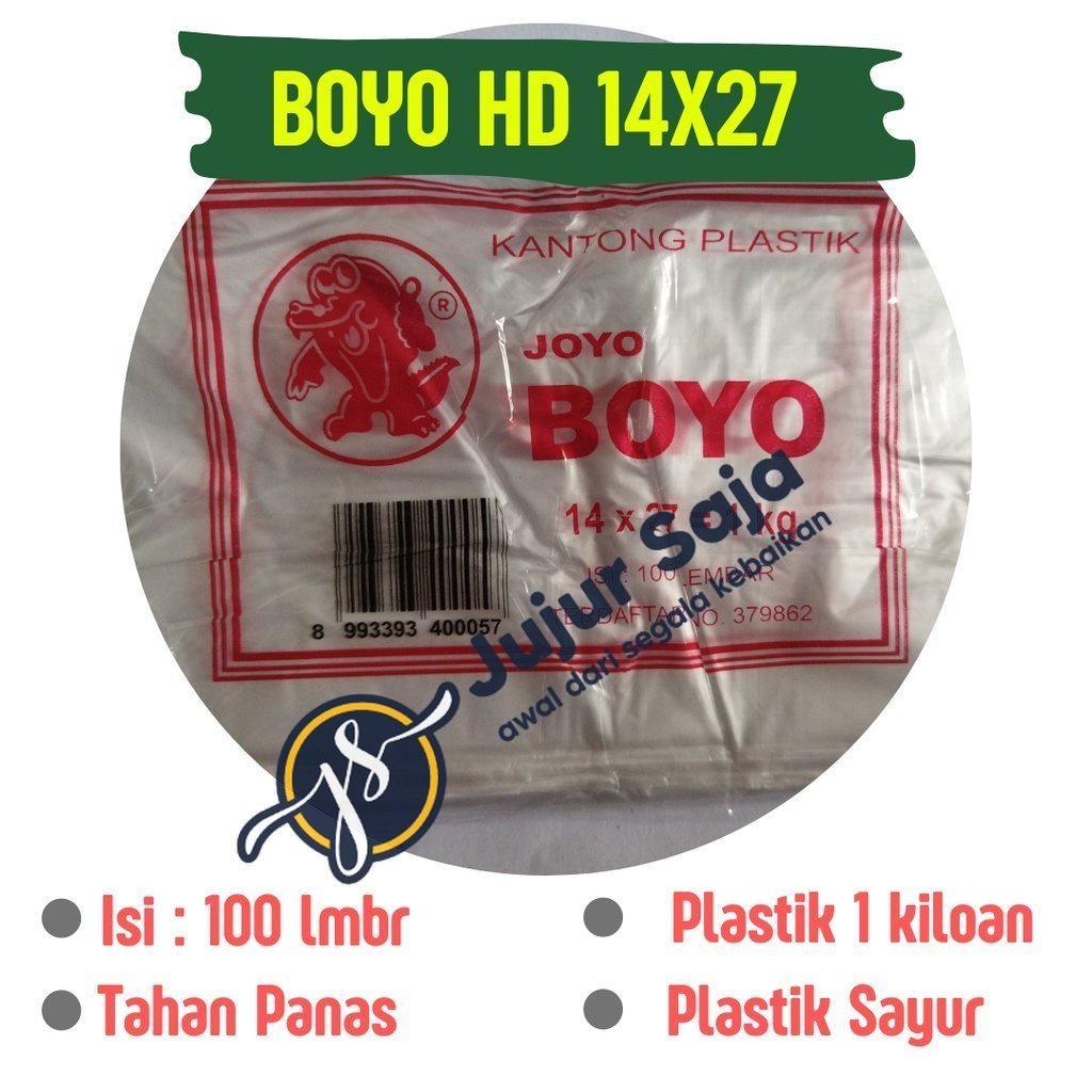 Jual Kantong Plastik HD Boyo Merah 14x27 | Plastik Tahan Panas ...