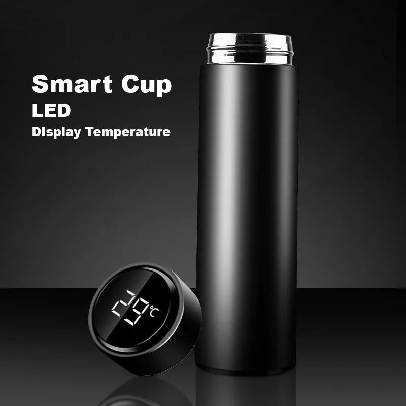 Jual Botol Thermos 500ml Tumbler Led Display Temperatur Suhu Termos Shopee Indonesia 1090