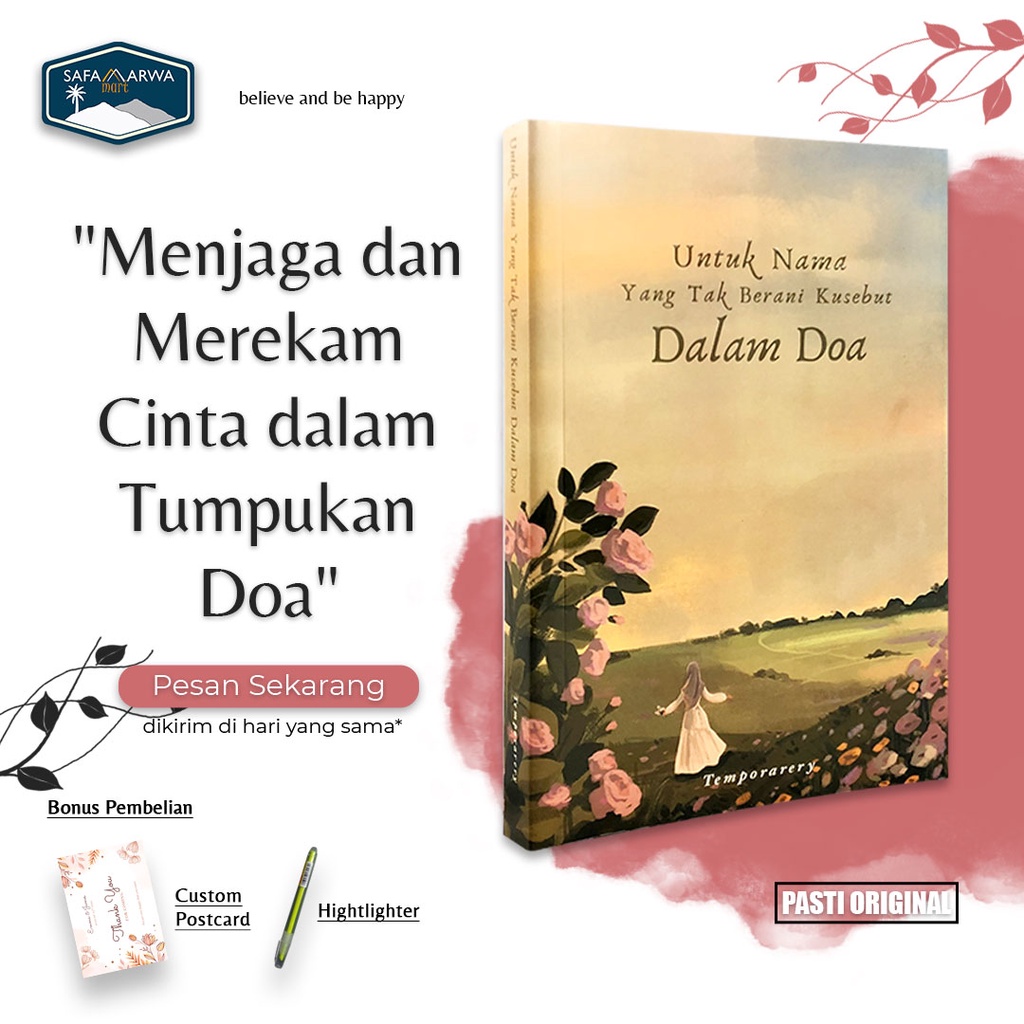 Jual Buku Motivasi Islam Islami Untuk Nama Yang Tak Berani Kusebut