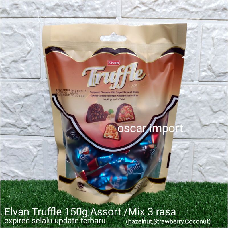 Jual Elvan Truffle Chocolate 150g Coklat Turki Halal Enak Oleholehhaji Premium cokelat Shopee