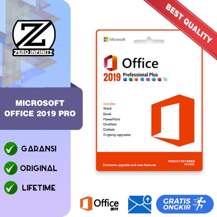 Jual Microsoft Office 2019 License Key Original Lifetime | Shopee Indonesia