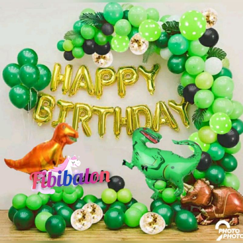 Jual Paket dekorasi tema dinosaurus/dekorasi ulang tahun anak | Shopee