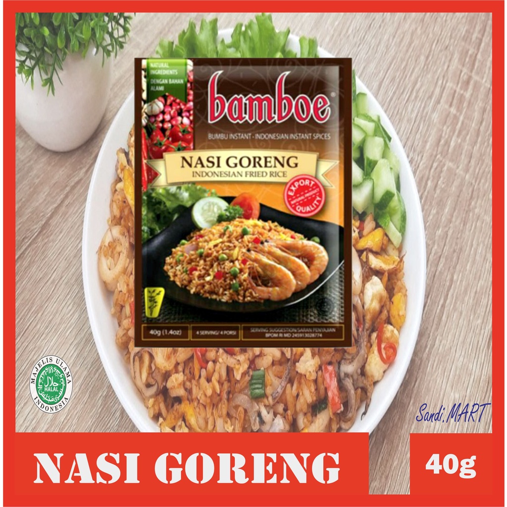 Jual Bumbu Bamboe Nasi Goreng | Spice Mix for Indonesian Fride Rice
