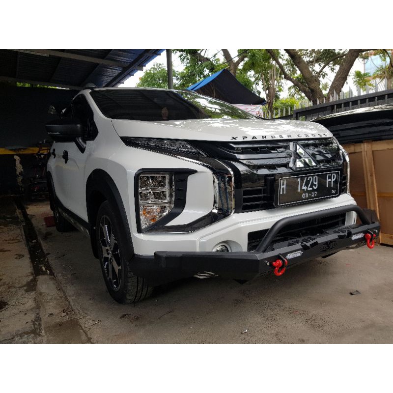 Jual Tanduk Towing Bumper Guard Xpander Cross Model Defender Bumper Guard Depan Belakang Besi