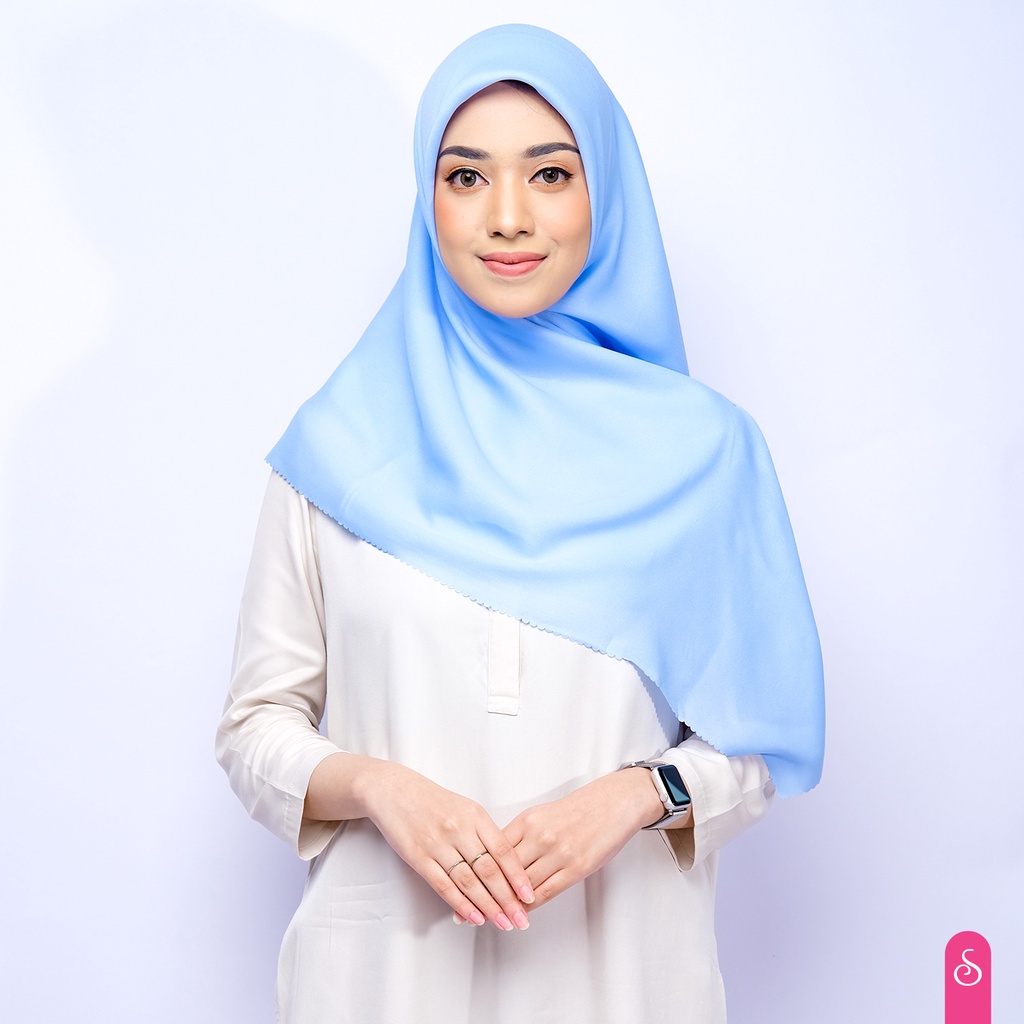 Jual Kerudung Hijab Jilbab Segi Empat Shinar Glamour Glitter Glowing Lasser Cut Ansania Dan 3596